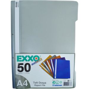 Папка  ПВЦ  DOSY  120/180   МЕТАЛИК  СРЕБРО