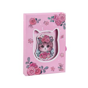 Тефтер ДНЕВНИК в кутия  с ключе №2208  КОТЕНЦЕ