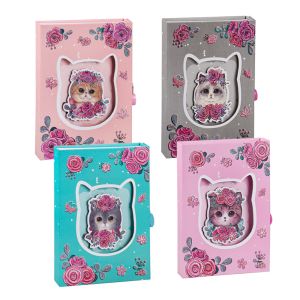 Тефтер ДНЕВНИК в кутия  с ключе №2208  КОТЕНЦЕ