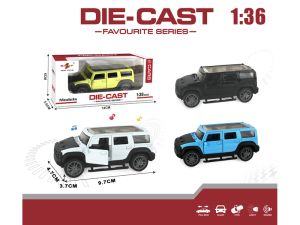 Джип  метален  с отварящи врати 1-36 №23207