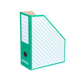 Вертикален бокс Картон  ДИНЕЛ - 8.5см. ЗЕЛЕН