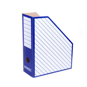 Вертикален бокс Картон ДИНЕЛ - 8.5см. СИН