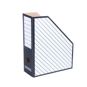 Вертикален бокс Картон ДИНЕЛ - 8.5см. ЧЕРЕН