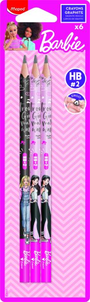 Моливи МАПЕД  БАРБИ НВ 6бр. блистер !!!