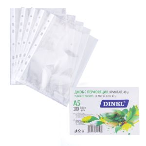 Джоб   ДИНЕЛ  А5  170*220мм  100бр  КРИСТАЛ