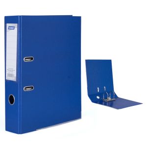 Класьор   ДИНЕЛ  8см  ТЪМНОСИН С КАНТ