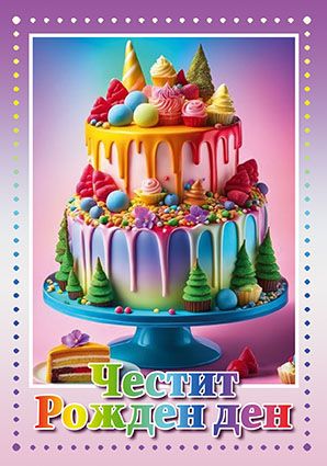 Картички ПЕНТАГРАМ ДВОЙНИ с плик ГКП 404