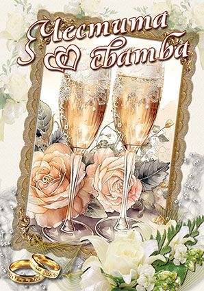 Картички ПЕНТАГРАМ ДВОЙНИ с плик ГКП 605