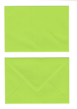 Плик  ЦВЕТЕН  125/175мм LIMEGREEN/ СВЕТЛОЗЕЛЕН