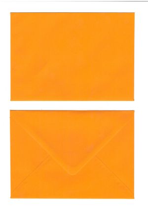 Плик ЦВЕТЕН 125/175мм  SUNSET/ ТЪМНОЖЪЛТ