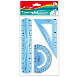 Комплект за чертане КЕЙРОУД KR970858 ГЪВКАВ 20см
