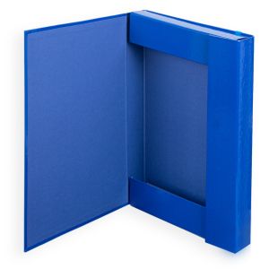 Папка кутия с ластик ДИНЕЛ СИНЯ  24/33/5см.