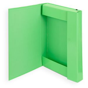 Папка кутия с ластик ДИНЕЛ СВЕТЛОЗЕЛЕН 24/33/см.