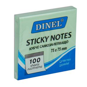 Кубче  СМЗЛ  100л. 75/75 ПАСТЕЛ ЗЕЛЕНО ДИНЕЛ