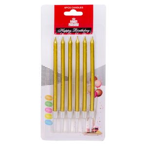 Свещи ЗЛАТО 6 броя