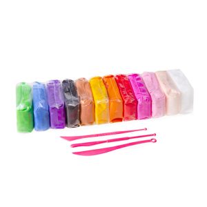 Моделин лек 12 цвята  SUPER CLAY