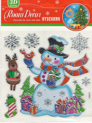 Стикери обемни   КОЛЕДНИ ГОЛЕМИ 20/25см