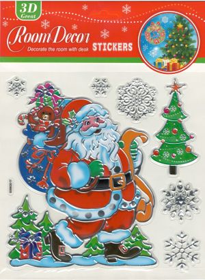 Стикери обемни   КОЛЕДНИ ГОЛЕМИ 20/25см