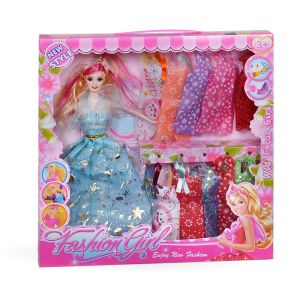 Кукла  с 10 Рокли  в кутия №886