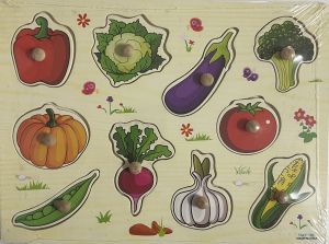 Пъзел ДЪРВЕН 22.5см*30см с дървени  дръжки