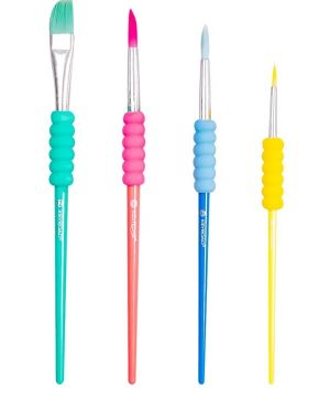 Четки КЕЙРОУД 4броя ПАСТЕЛ KR973093