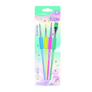 Четки КЕЙРОУД 4броя ПАСТЕЛ KR973093