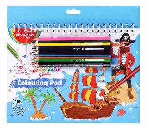 Комплект КЕЙРОУД с цветни моливи 132ч. KR972520