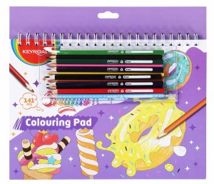 Комплект КЕЙРОУД с цветни моливи 141ч. KR972519