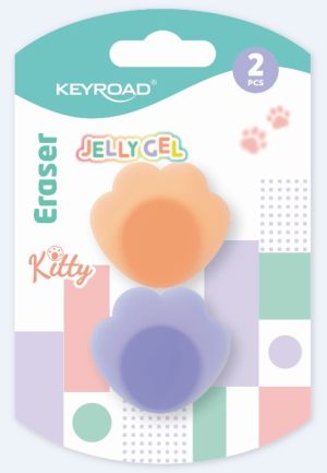 Гума КЕЙРОУД KR973109 KITTY JELLY  2бр бл.