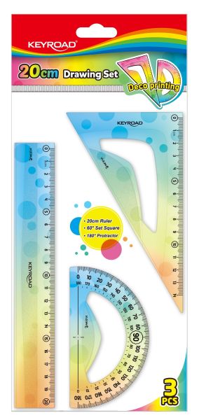Комплект за чертане КЕЙРОУД DECO KR972402 20см