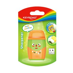 Острилка КЕЙРОУД 2в1+ гума човече KR972118 бл.