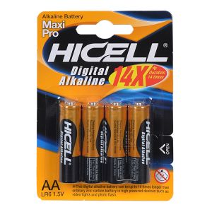 Батерия HICELL Алкални АА LR6 4бр бл.