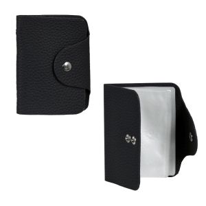 Калъф с КОПЧЕ кожен ВЕРТИКАЛЕН с 20листа