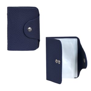 Калъф с КОПЧЕ кожен ВЕРТИКАЛЕН с 20листа