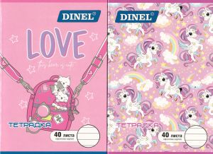 Тетрадка  А5  40л  ОФСЕТ ДИНЕЛ  РЕДОВЕ