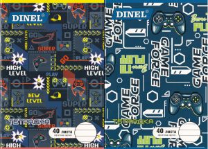 Тетрадка  А5  40л  ОФСЕТ ДИНЕЛ  РЕДОВЕ