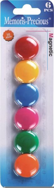 Магнити  MEMORIS  ф30 - 6бр.бл.MF913409