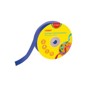 ЛЕНТА САТЕН 25мм*25ярда KR990031 СИНЯ