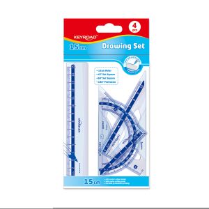 Комплект за чертане КЕЙРОУД KR971430 15см 4ч.