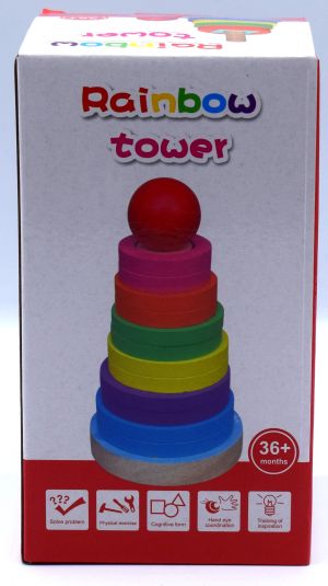 Дървена КУЛА с форми 17 части !!!