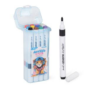 Маркери АКРИЛНИ YALONG YL245112-12  12 цвята