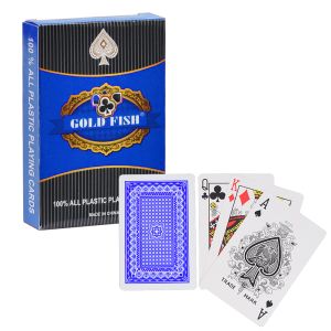 Карти  за игра 52бр. 100% ПЛАСТИК GOLD FISH