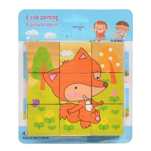 Кубчета  ДЪРВЕНИ 9бр на блистер ВНОС