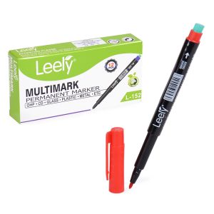 Маркер  перманент ОНР LEELY ЧЕРВЕН М 1.5мм