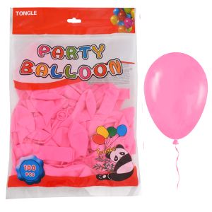 Балон  100бр  25см  TONGLE СТАНДАРТ РОЗОВ