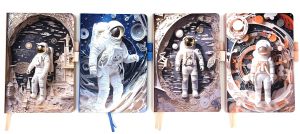 Тефтер с ластик А6  11/16см КОСМО №6500-20 !!!