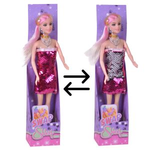 Кукла  с рокля ПАЙЕТИ №027   !!!