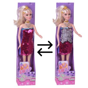 Кукла  с рокля ПАЙЕТИ №027   !!!