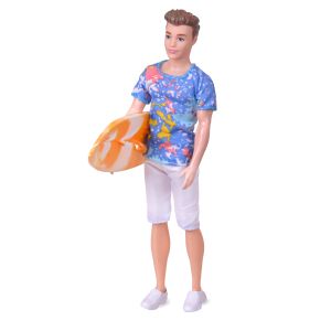 Сърфист кукла 28см - Плажна забава с стил и вълнуващи приключения!