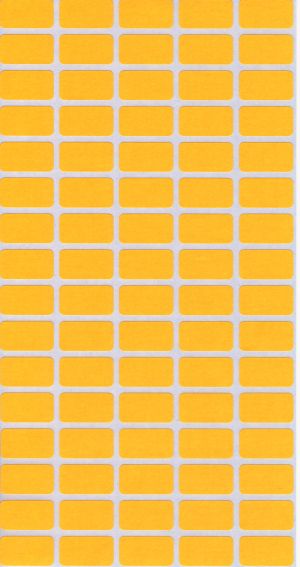 Етикети на лист 12/22мм ОРАНЖ 10бр КОМПЛЕКТ !!!